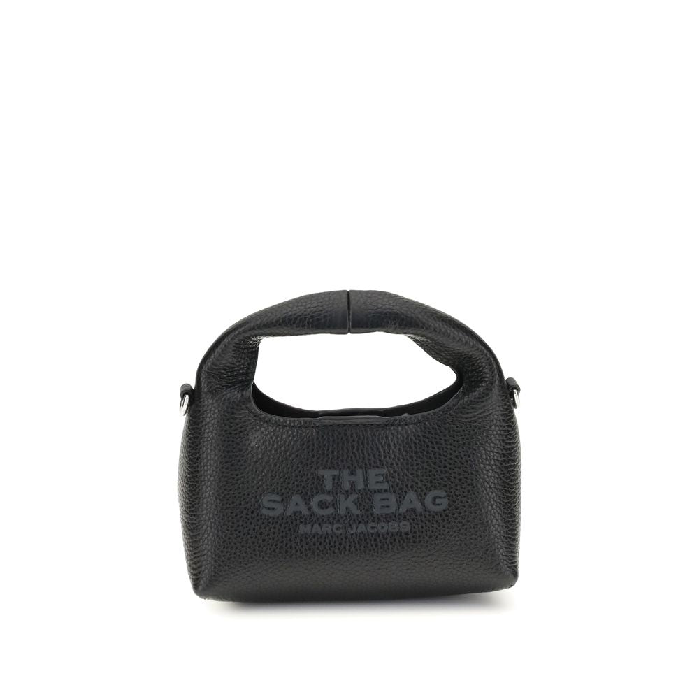 Marc Jacobs Schultertasche aus schwarzem Kalbsleder, Modell Bos Taurus