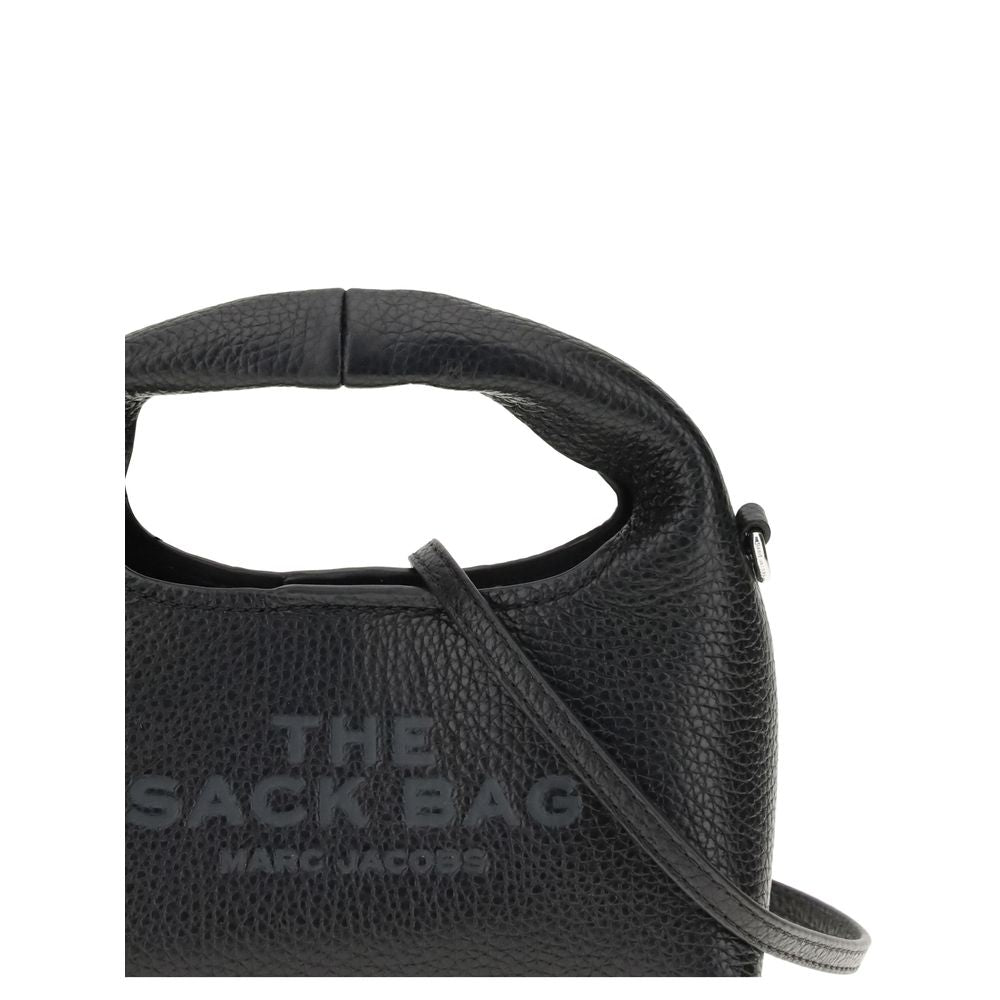 Marc Jacobs Schultertasche aus schwarzem Kalbsleder, Modell Bos Taurus