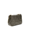 Saint Laurent Schultertasche aus grünem Kalbsleder, Modell Bos Taurus