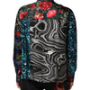 Dolce & Gabbana Multicolor Patchwork Long Sleeves Silk Shirt