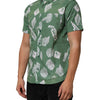 Carhartt Wip Green Printed Cotton Collared Short Sleeves Polo Shirt
