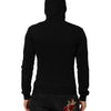 Dolce & Gabbana Sweater Black Cotton Hooded Men Sweatshirt Sweater