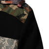 Dolce & Gabbana Black Patchwork Crew Neck Pullover Sweater