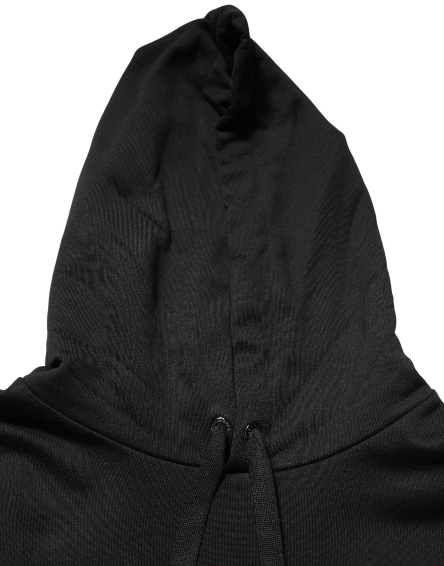 Dolce &amp; Gabbana Schwarzer bedruckter Kapuzenpullover für Herren