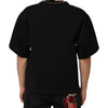 Dolce & Gabbana Black Polyester Necklace Embellished T-shirt