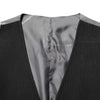 Dolce & Gabbana Black Cotton Waistcoat Dress Men Formal Vest