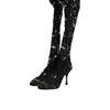 Dolce & Gabbana Black Pumps Taormina Lace Socks Boots Shoes