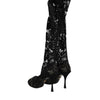 Dolce & Gabbana Black Pumps Taormina Lace Socks Boots Shoes