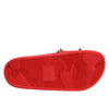 Dolce & Gabbana Red Sacred Heart Stud Slides Beachwear Shoes