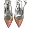 Dolce & Gabbana Multicolor Sequin Slingback Pumps Shoes