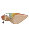 Dolce & Gabbana Multicolor Sequin Slingback Pumps Shoes