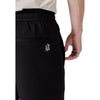 Armani Exchange Black Cotton Bermuda Shorts