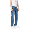 Armani Exchange Blue Cotton Skinny Jeans