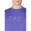 EA7 Emporio Armani Purple Cotton Polo Shirt