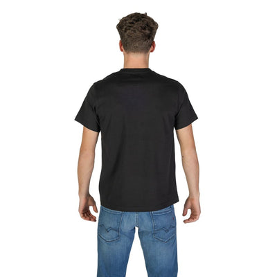 Replay Schwarzes Baumwoll-T-Shirt