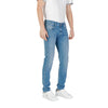 Replay Blue Cotton Skinny Jeans