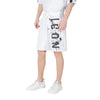 Icon White Cotton Bermuda Shorts