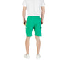 Icon Green Cotton Bermuda Shorts
