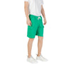 Icon Green Cotton Bermuda Shorts