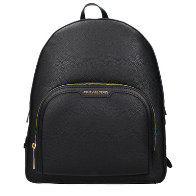 Michael Kors Black Leather Backpack