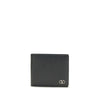 Valentino Garavani Black Calf Leather Bos Taurus Wallet