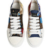 Dolce & Gabbana Multicolor Patchwork Low Top Sneakers Shoes