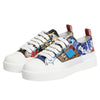 Dolce & Gabbana Multicolor Patchwork Low Top Sneakers Shoes