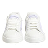 Dolce & Gabbana White Mesh Inserts Low Top Sneakers Shoes