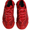 Dolce & Gabbana Red Logo Lace Low Top NS1 Sneakers Shoes