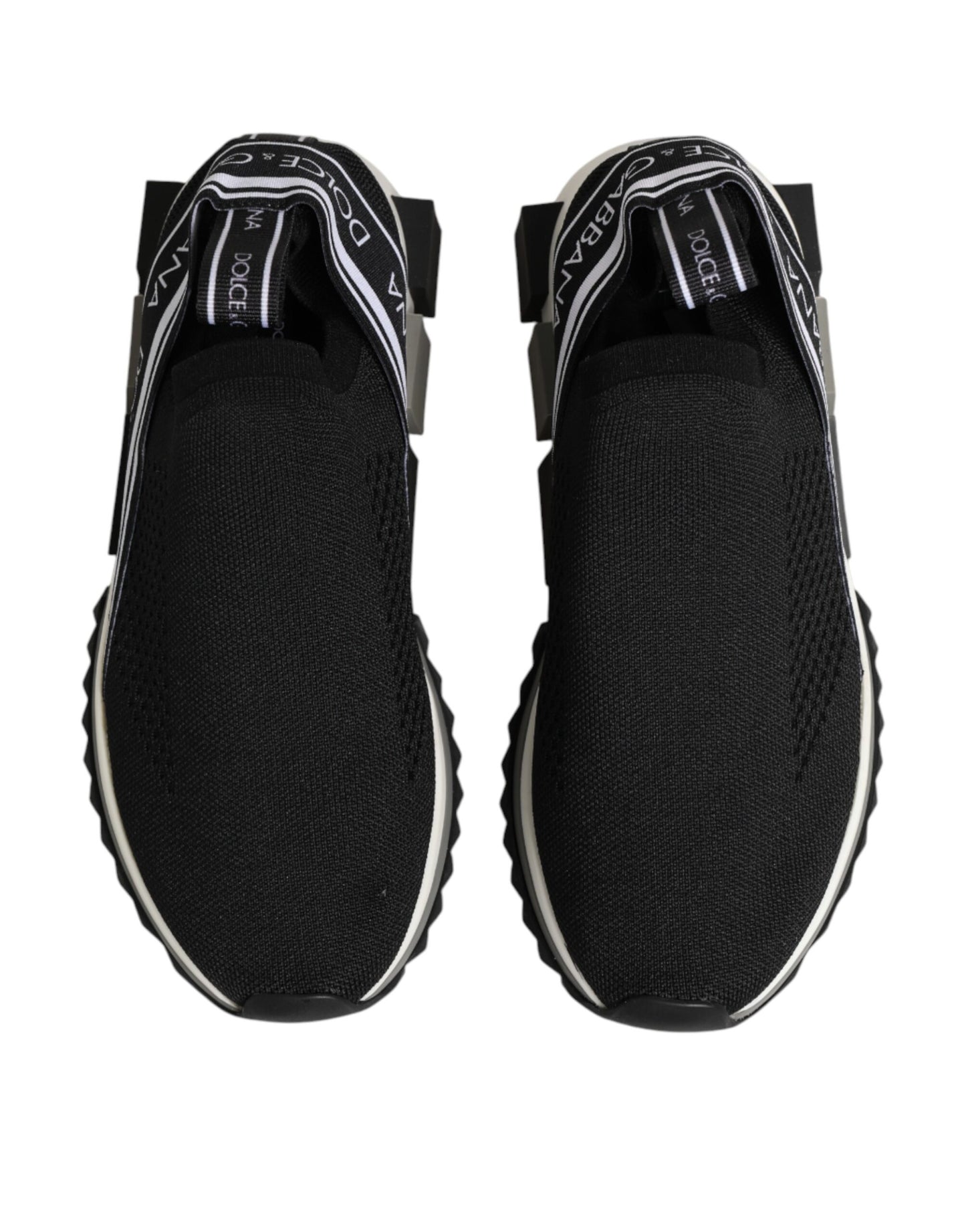 Dolce &amp; Gabbana Schwarze Slip-On-Sneaker Sorrento Low Top