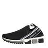 Dolce &amp; Gabbana Schwarze Slip-On-Sneaker Sorrento Low Top
