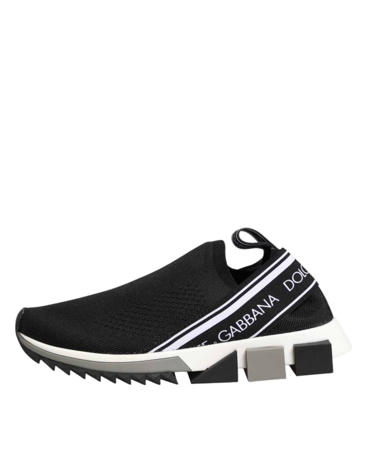 Dolce &amp; Gabbana Schwarze Slip-On-Sneaker Sorrento Low Top