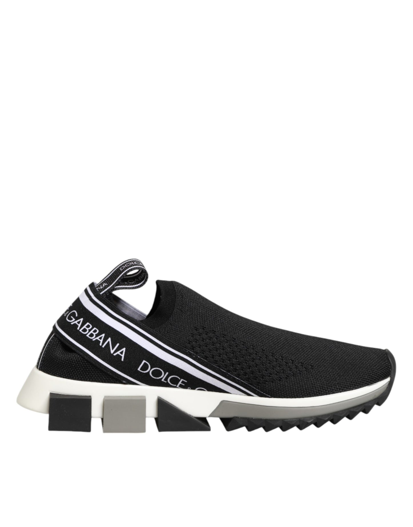 Dolce &amp; Gabbana Schwarze Slip-On-Sneaker Sorrento Low Top