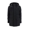 Moose Knuckles Black Nylon Parka