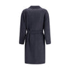 Max Mara blauer Fleece-Wollmantel