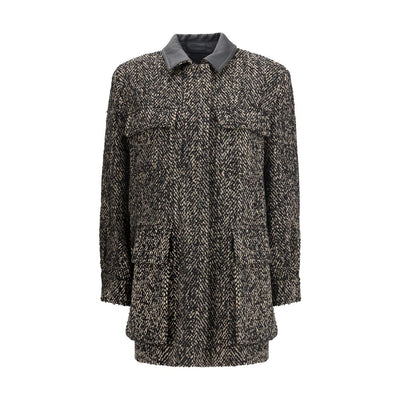 Max Mara Brown Fleece Wool Coat