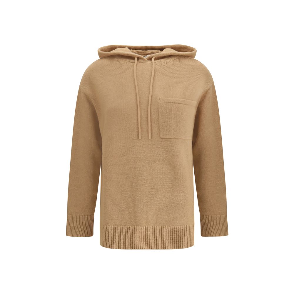 Max Mara Beige Wollhoodie