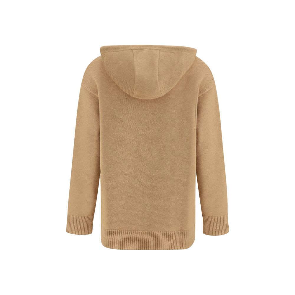 Max Mara Beige Wollhoodie