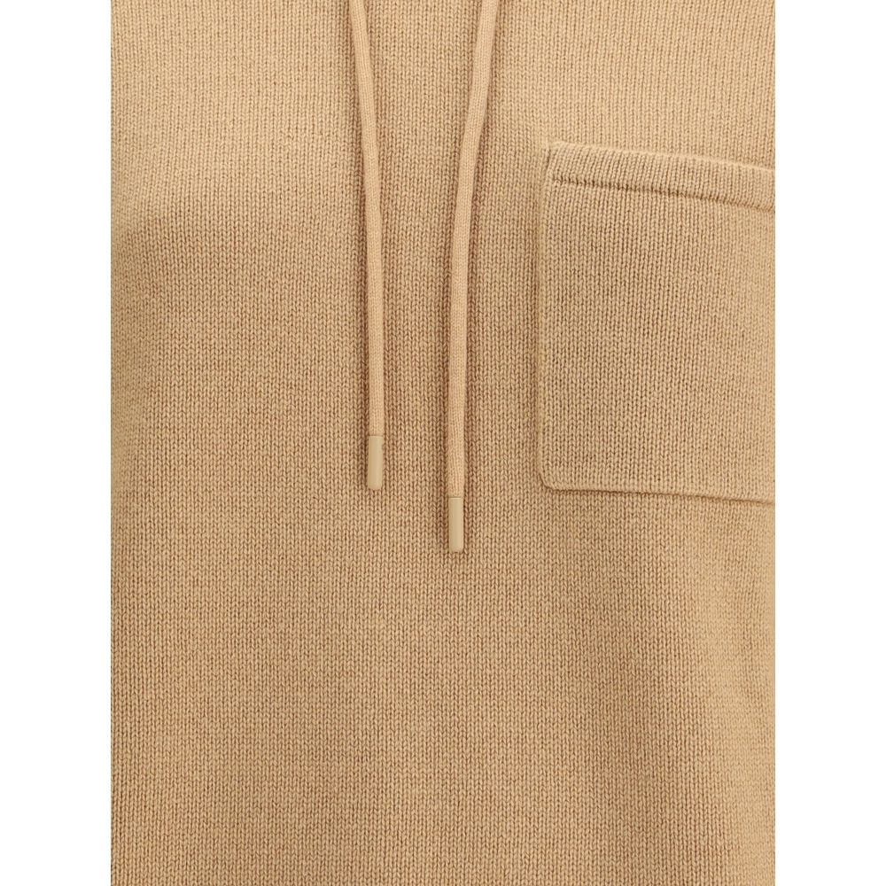 Max Mara Beige Wollhoodie