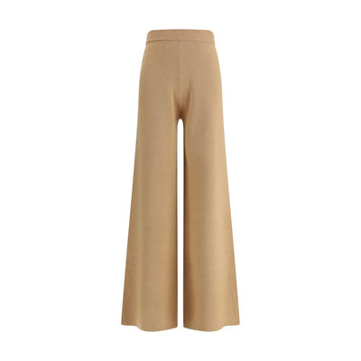 Max Mara Beige Woll-Freizeithose