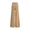 Max Mara Beige Wool Casual Pants
