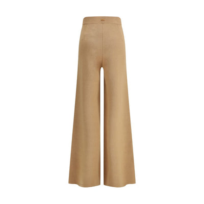 Max Mara Beige Woll-Freizeithose