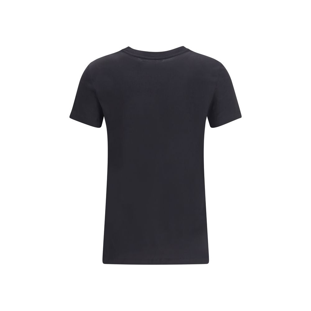 Schwarzes Baumwoll-T-Shirt von Max Mara