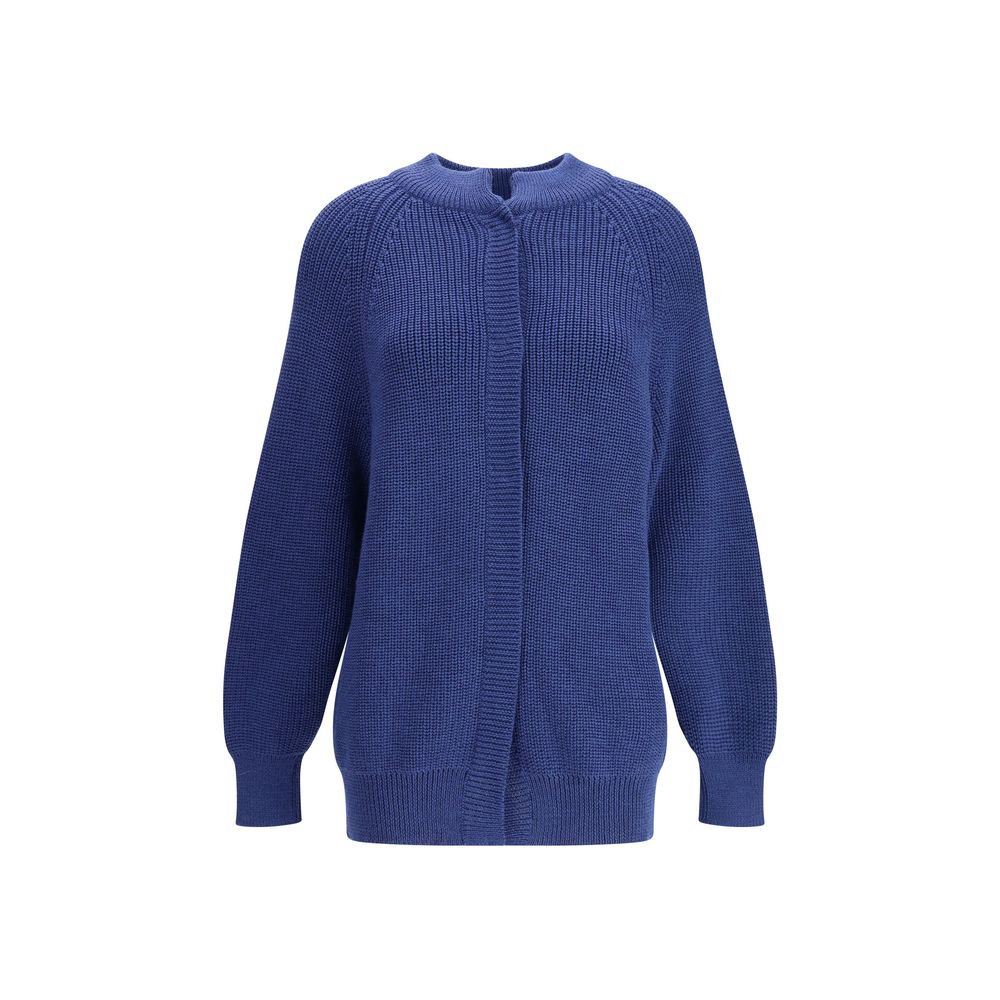 Ella Blue Merino-Woll-Sweatshirt