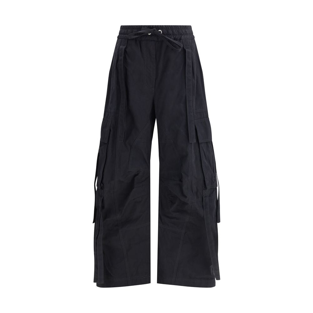 Dolce &amp; Gabbana Schwarze Cargohose aus Baumwolle