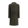 Cruna Bicolor Fleece Wool Coat