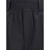 ALAINPAUL Black Fleece Wool Casual Pants