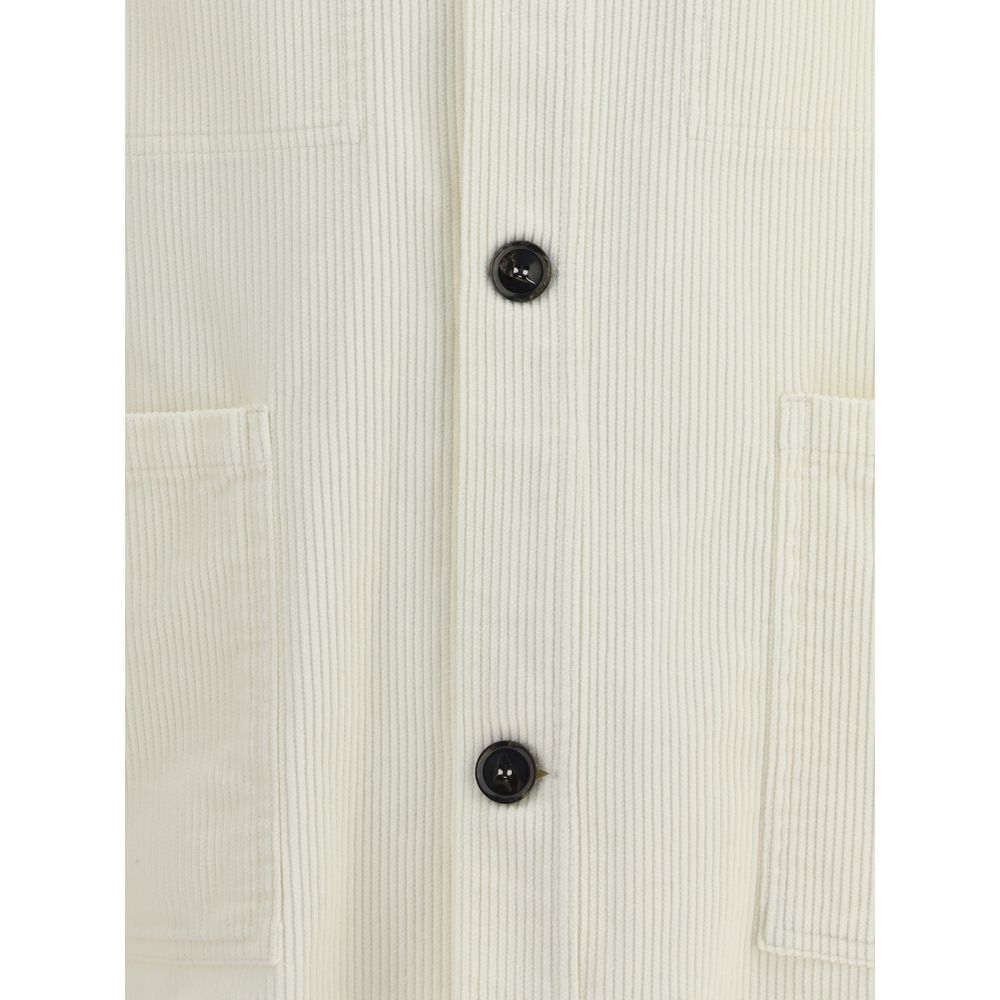 Cruna Creme Baumwollmantel