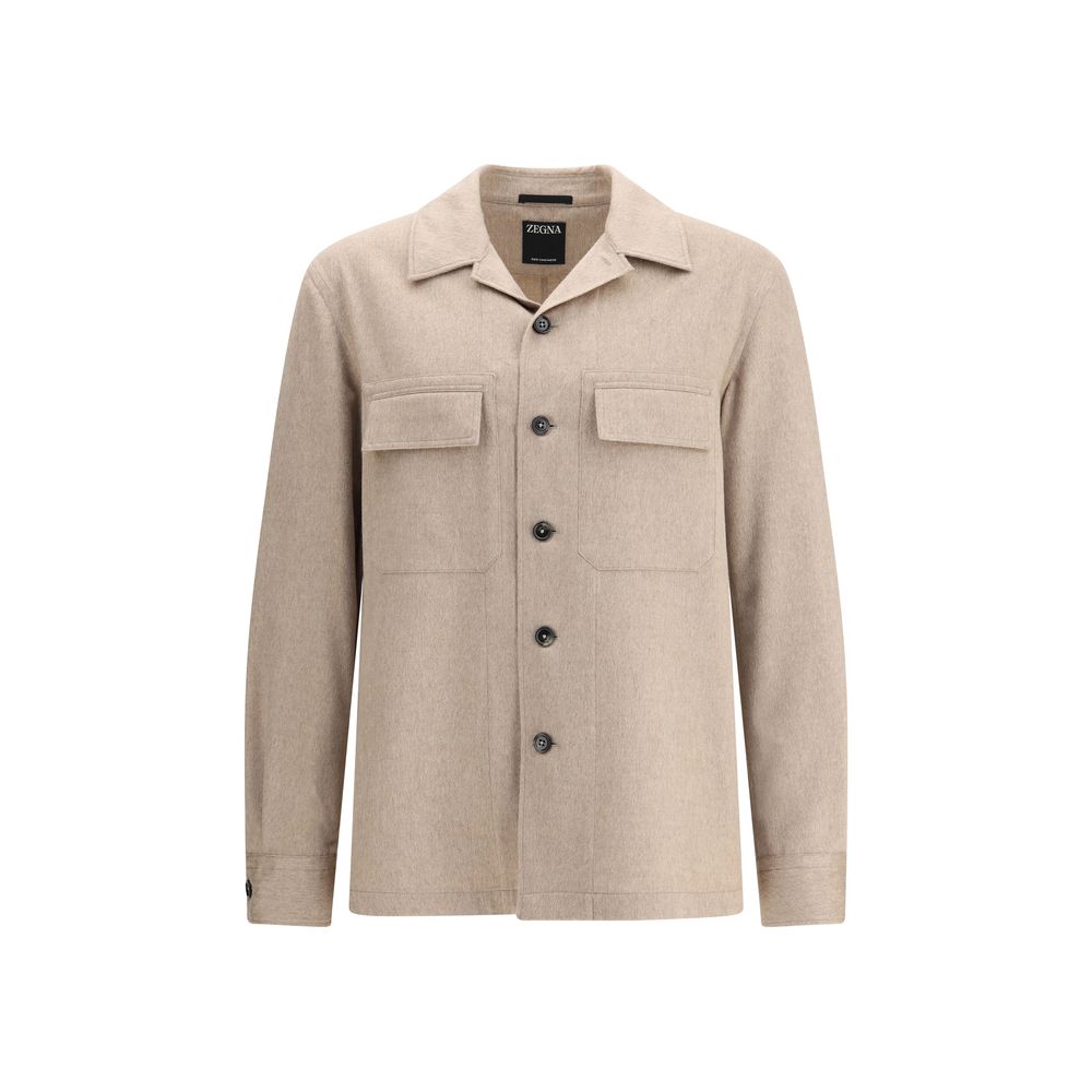 ZEGNA Beige Kaschmirmantel