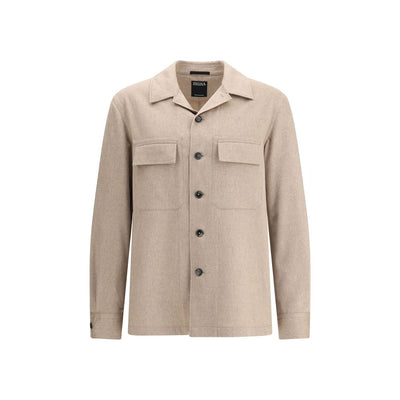ZEGNA Beige Kaschmirmantel